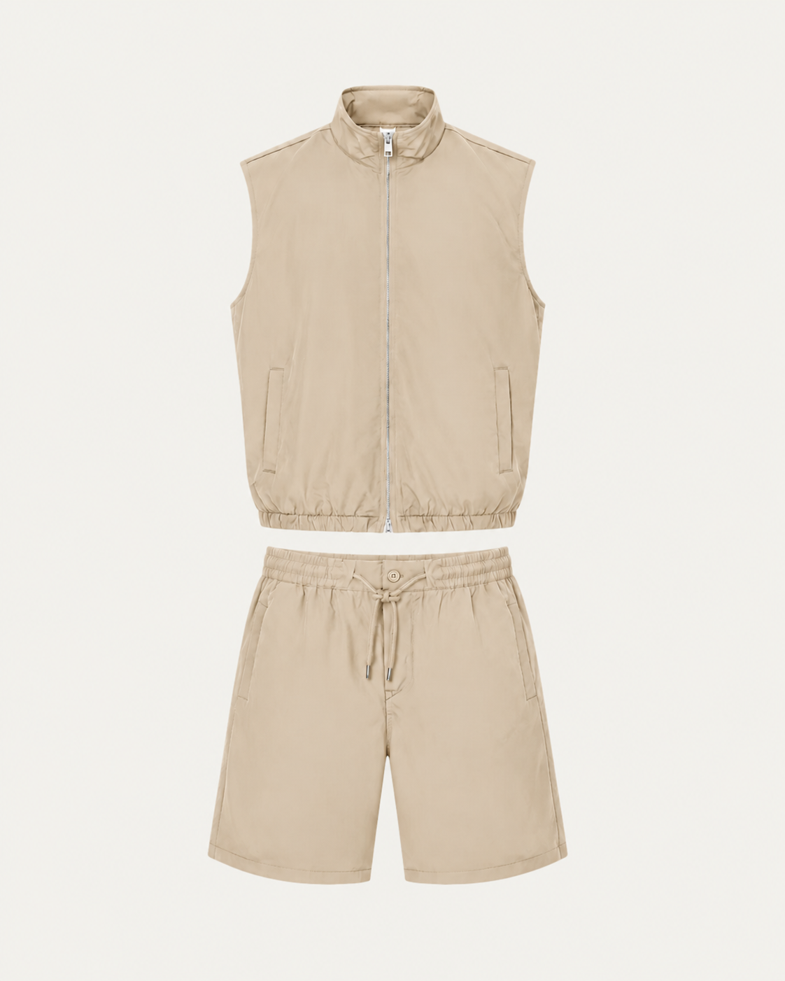 Short Tech Set Beige