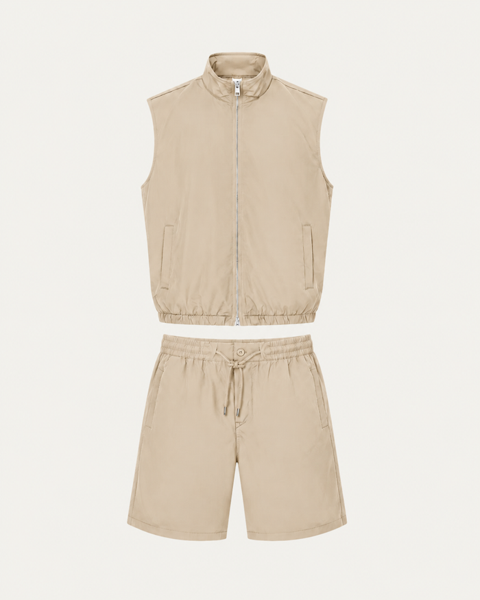 Short Tech Set Beige