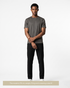 Mercerised Cotton T-Shirt Dark Grey