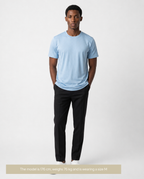 Mercerised Cotton T-Shirt light Blue
