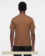 Mercerised Cotton T-Shirt Brown