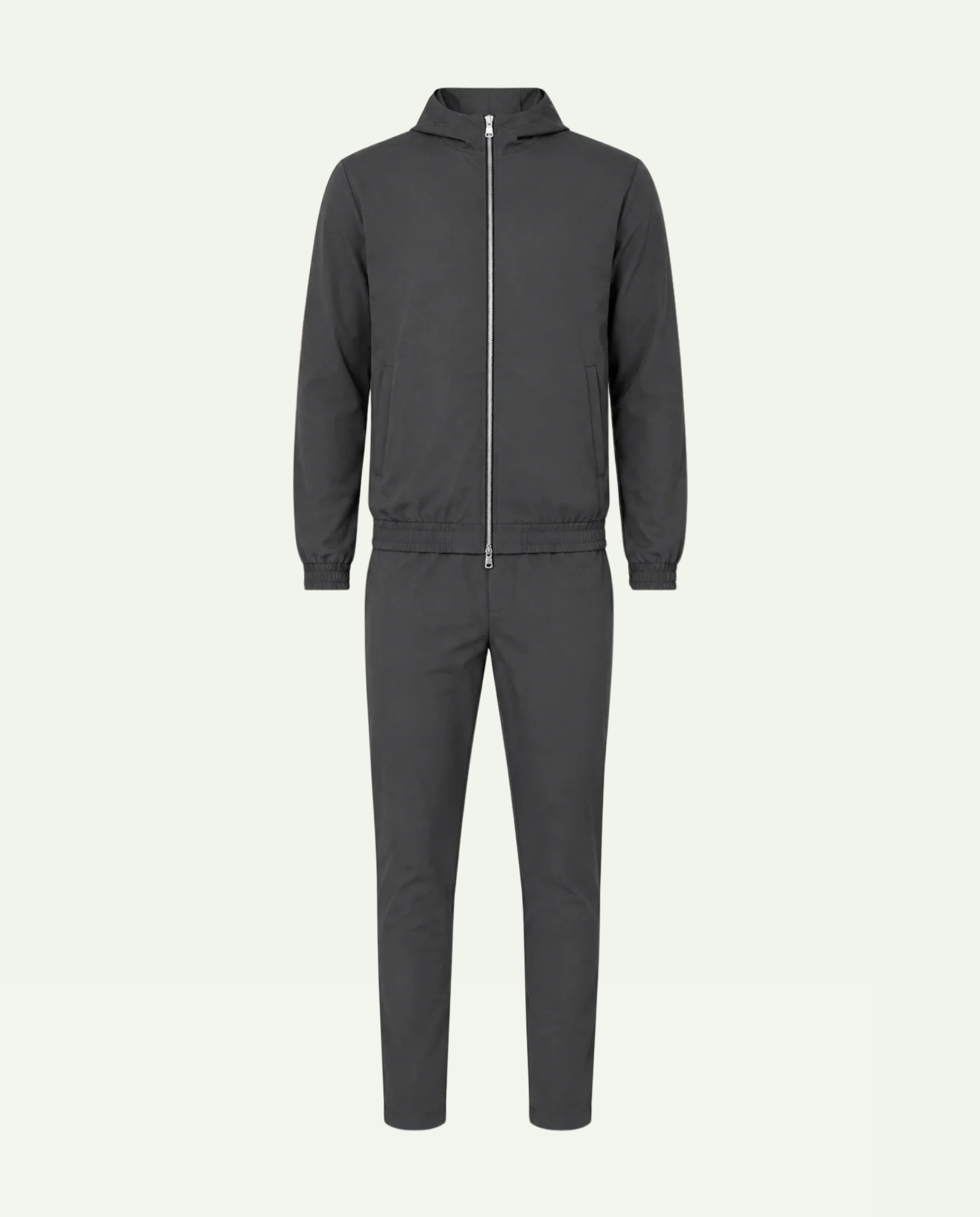 Hooded Tech Suit Dark Grey