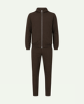 Hooded Tech Suit Brown
