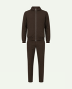 Hooded Tech Suit Brown