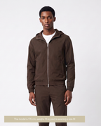Hooded Tech Suit Brown