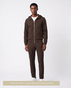 Hooded Tech Suit Brown