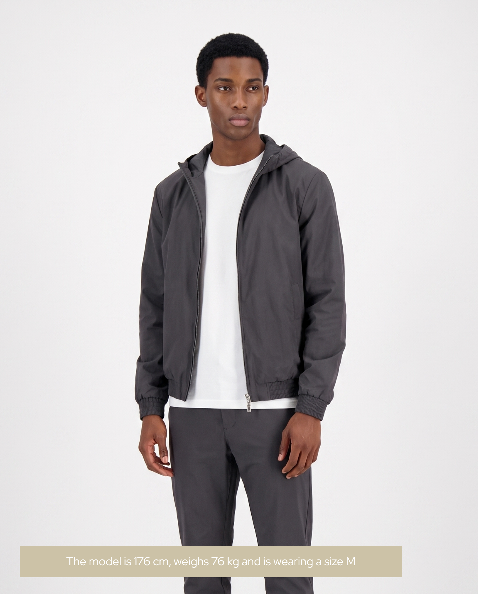 Hooded Tech Suit Dark Grey