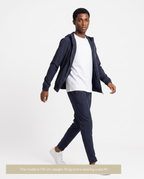 Hooded Tech Suite Navy