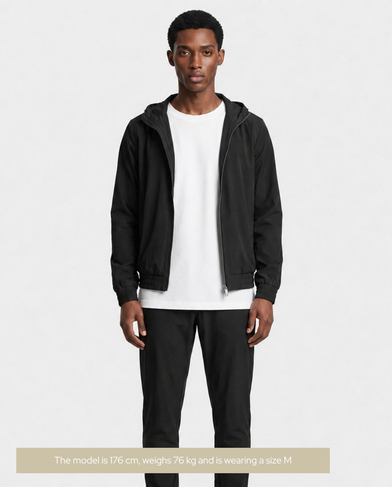 Hooded Tech Suit Black