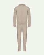 Hooded Tech Suit Beige