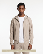 Hooded Tech Suit Beige