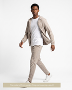 Hooded Tech Suit Beige
