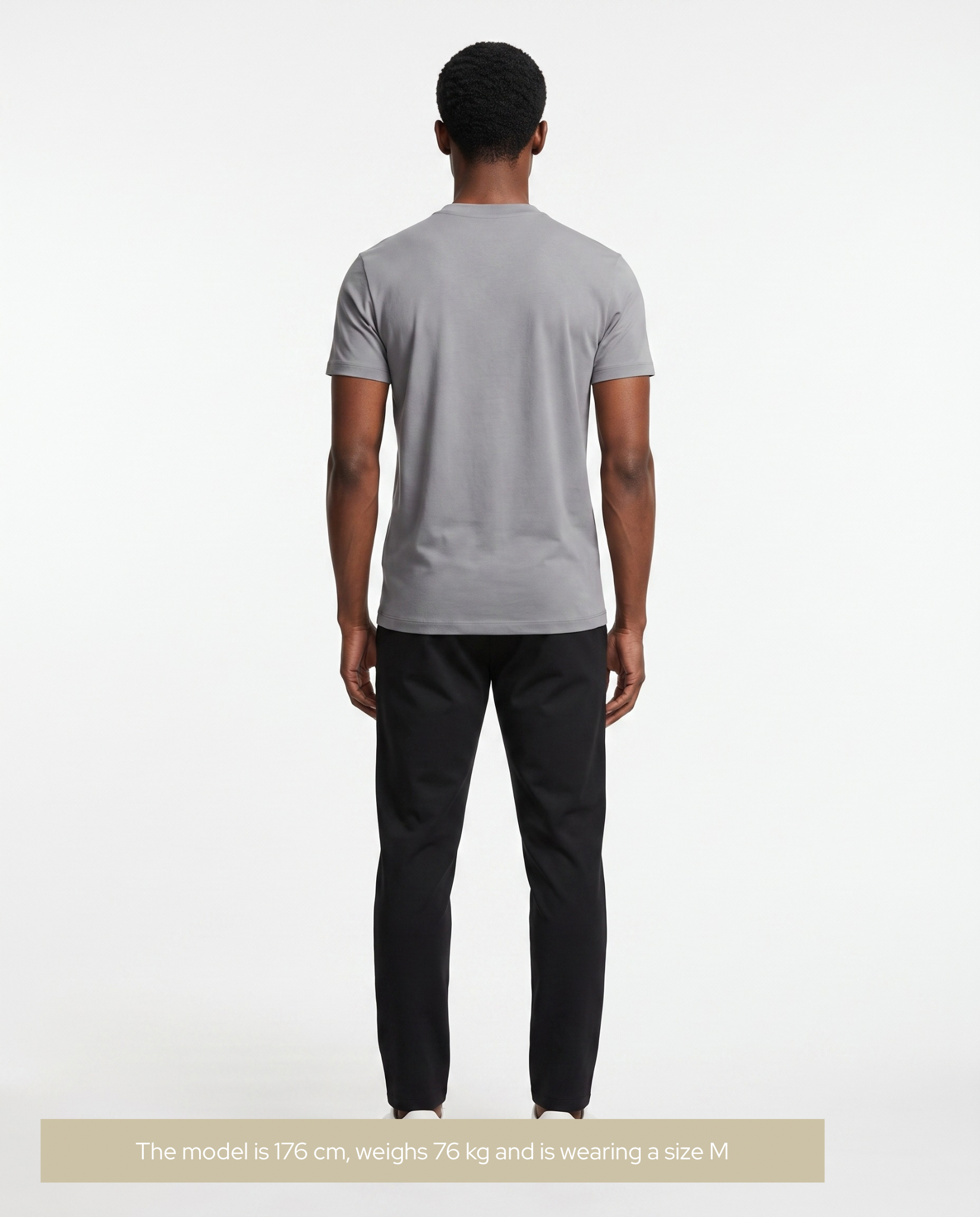 Mercerised Cotton T-Shirt Grey