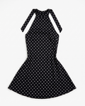 Polkadot Dress Black