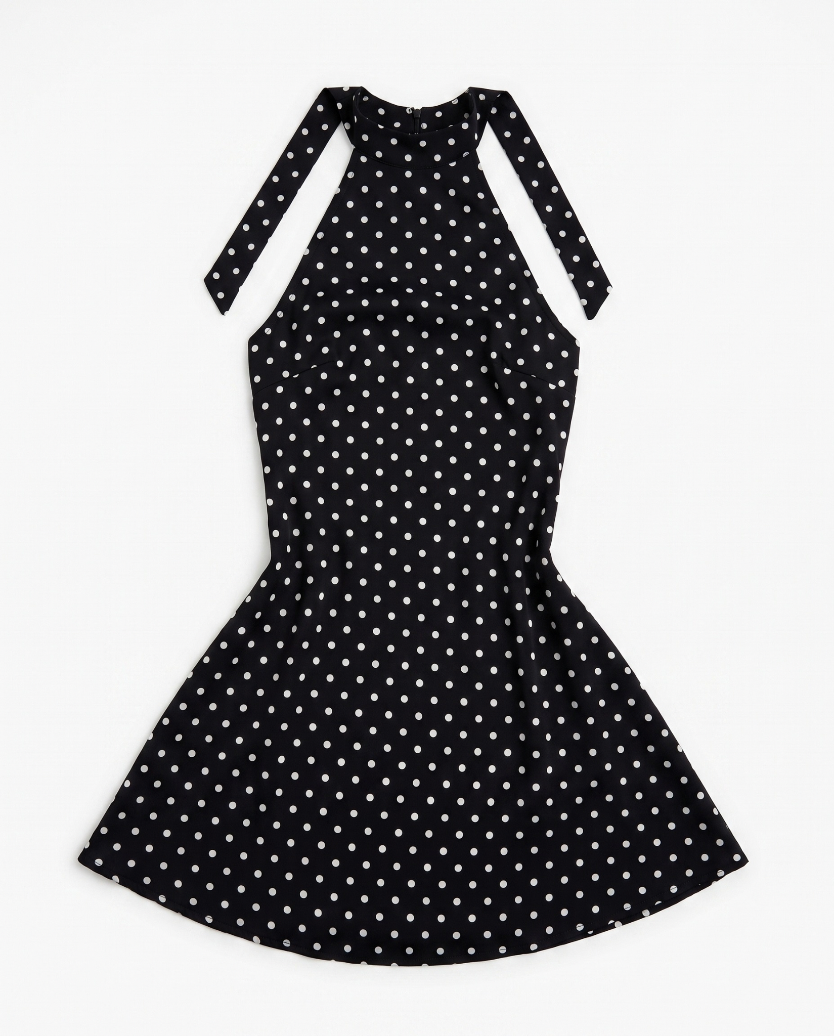 Polkadot Dress Black
