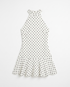 Polkadot Dress White