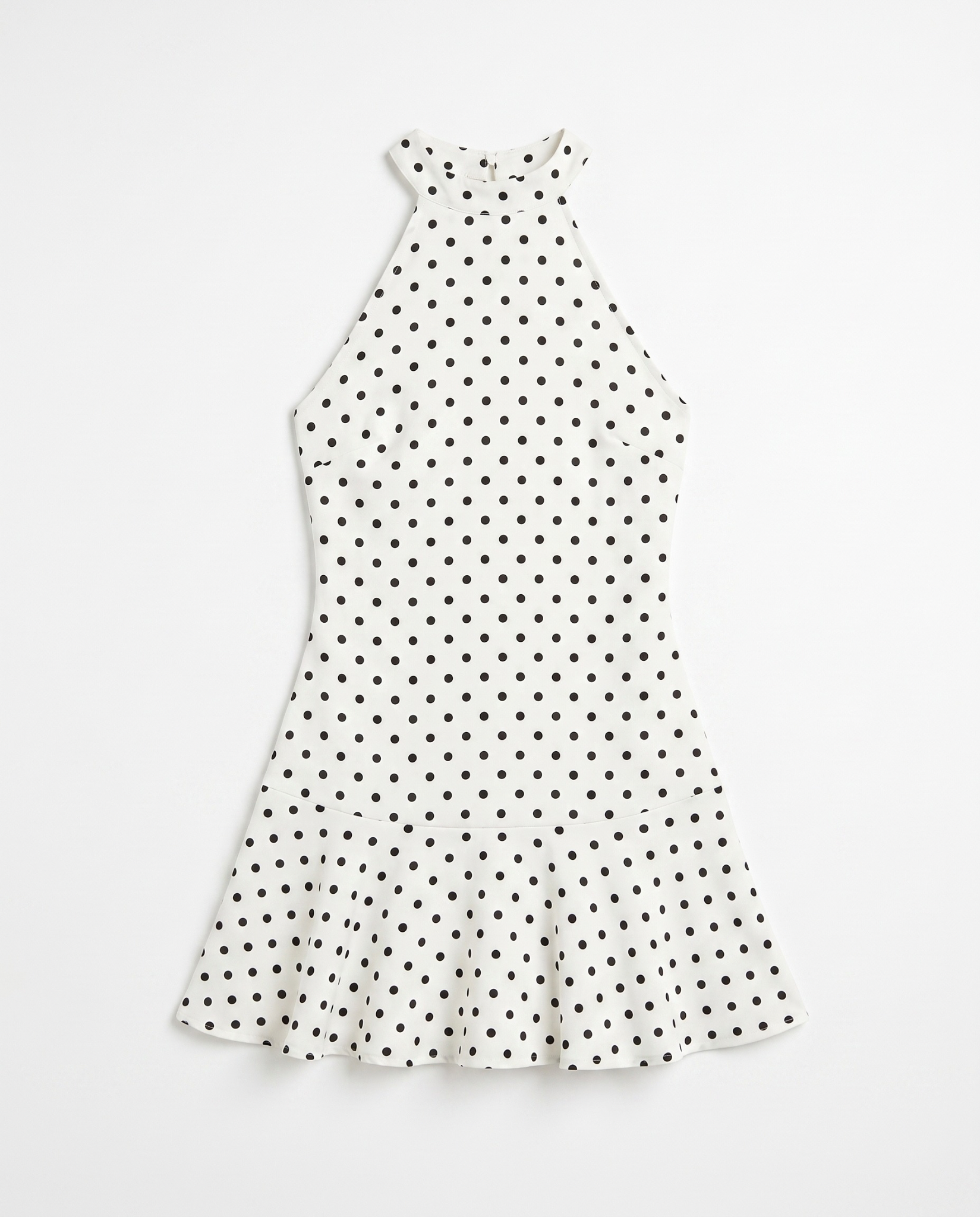 Polkadot Dress White