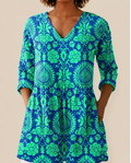 Sonja | Lange Blouse met opvallend patroon
