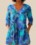 Sonja | Lange Blouse met opvallend patroon