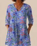 Sonja | Lange Blouse met opvallend patroon