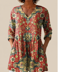 Sonja | Lange Blouse met opvallend patroon