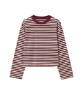 Stripe Pullover Red