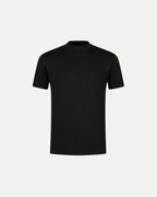 Mercerised Cotton T-Shirt Black