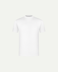 Mercerised Cotton T-Shirt White