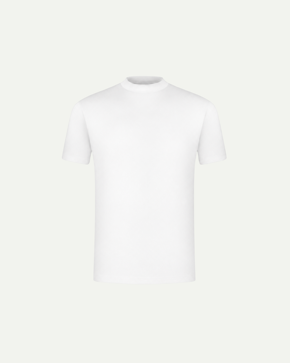 Mercerised Cotton T-Shirt White