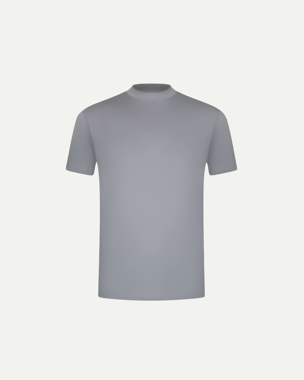 Mercerised Cotton T-Shirt Grey